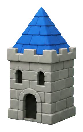 Preview for Castle Tower Sticker For Game-themed Designs