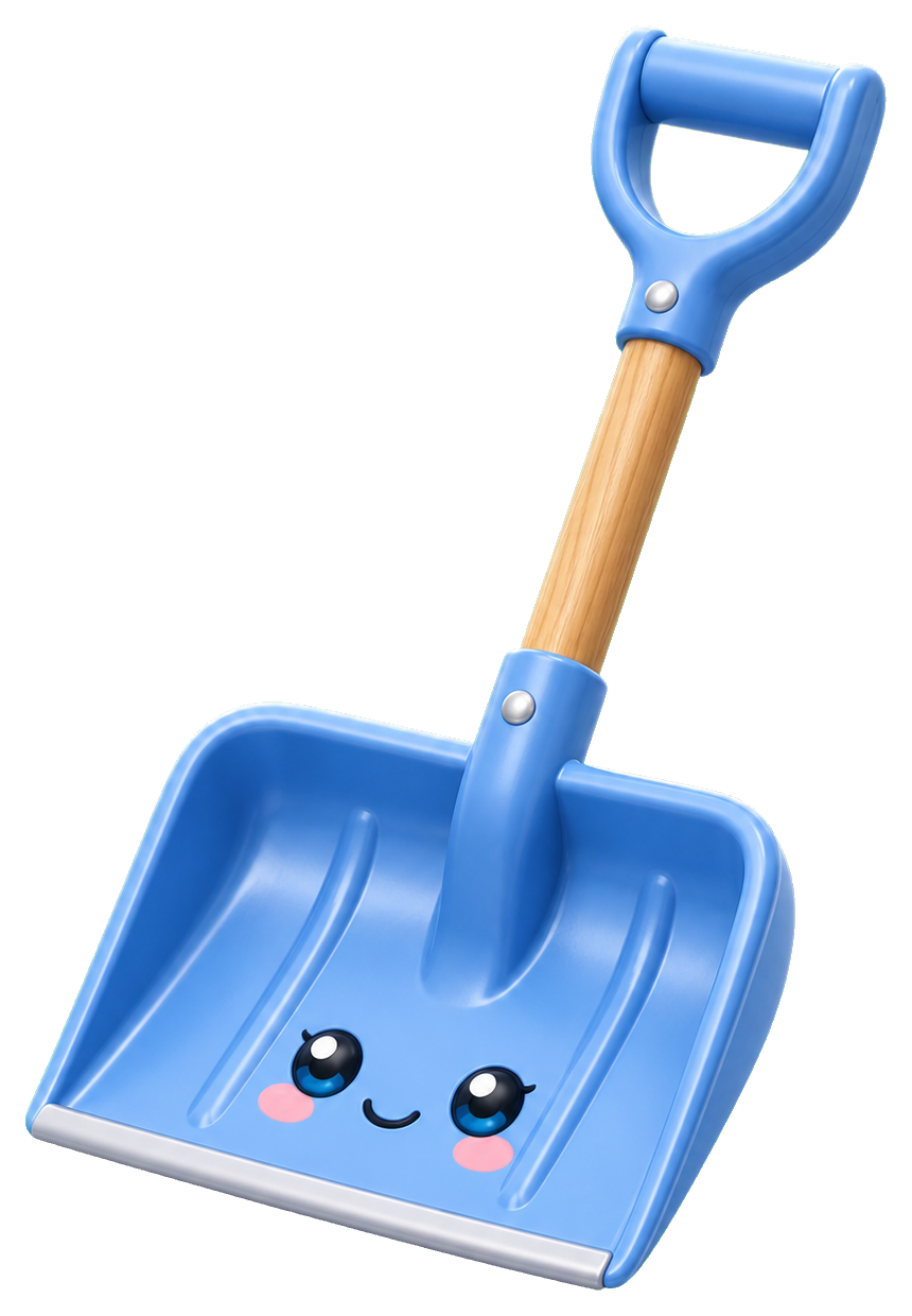 Preview for Snow Shovel Sticker Graphic