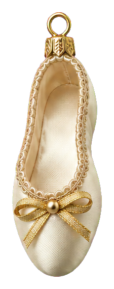 Preview for Ballet Slipper Christmas Ornament