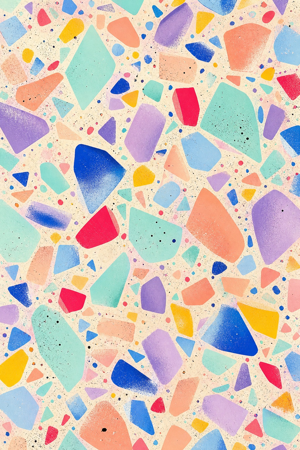 Preview for Pastel Punch Terrazzo Shard Field Background