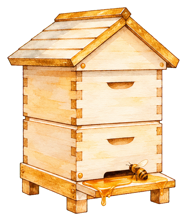Preview for Wooden Honey Beehive Box