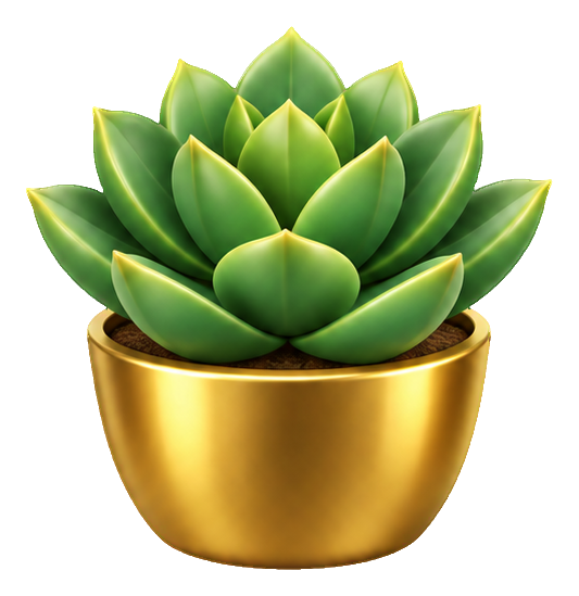 Preview for 3d Houseplants Rosette Succulent