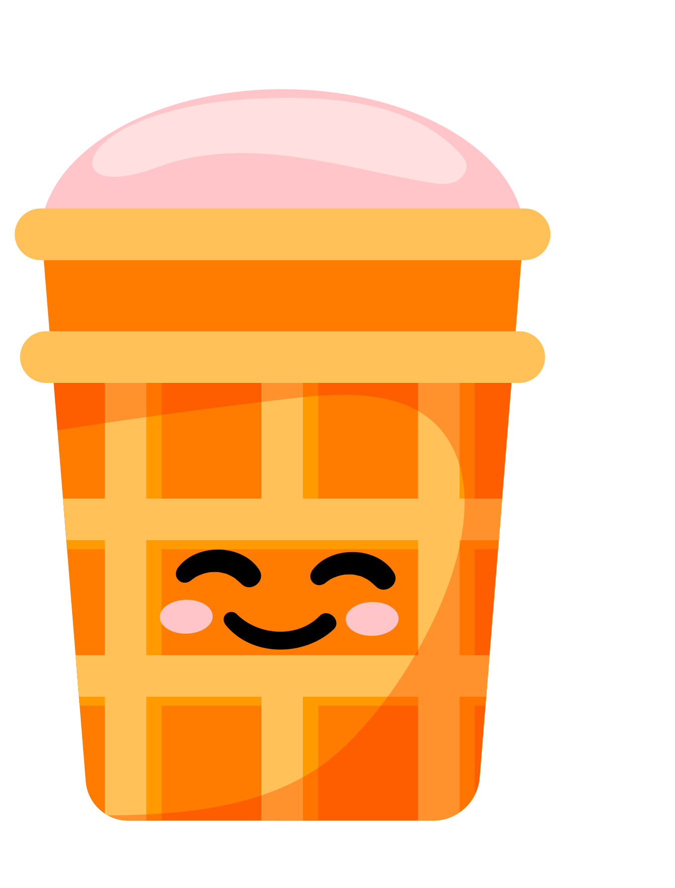 Preview for Waffle-cone-delight-ice-cream-sticker-37736