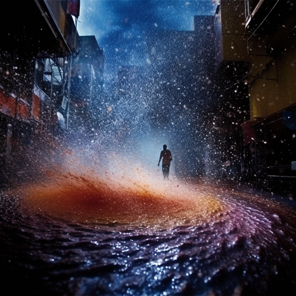 Preview for Person-walking-through-flood-ai-images-background-99c4f