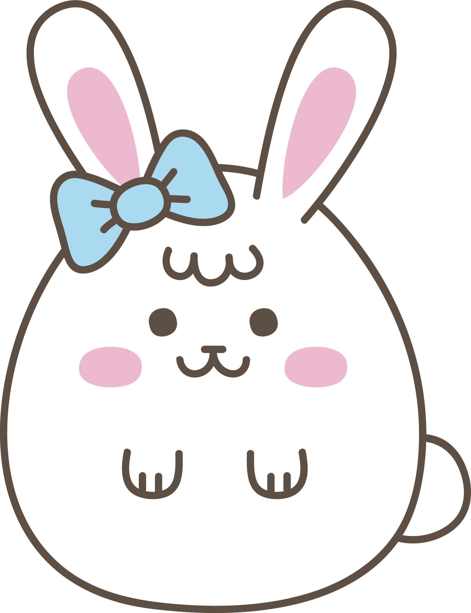 Preview for Cute-cartoon-rabbit-illustration-easter-sticker-9a05c