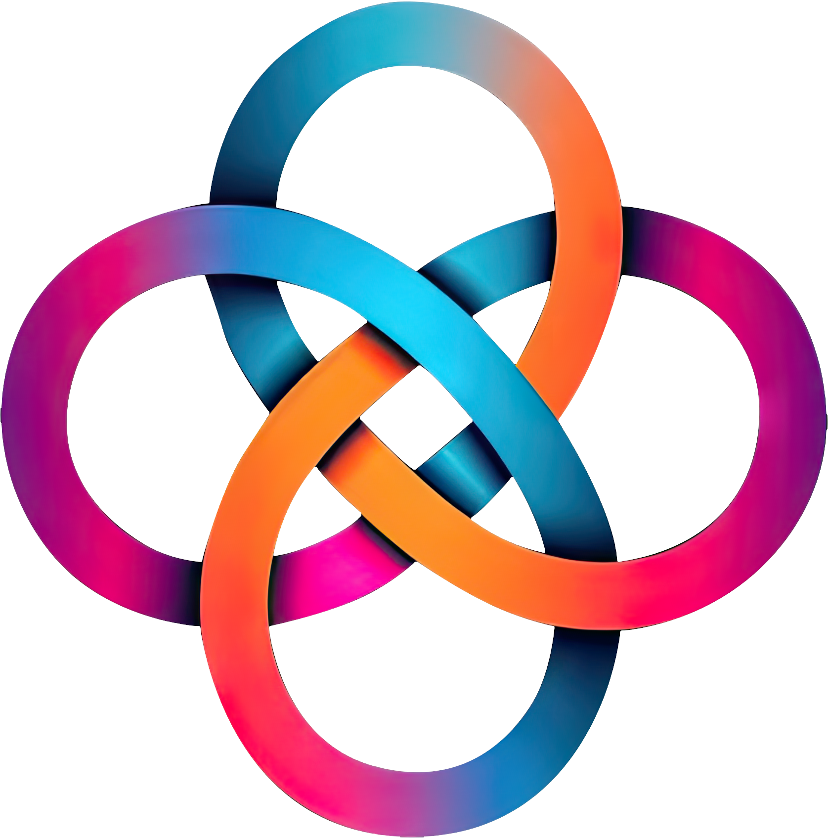 Preview for Interconnected-rings-logo-design-logo-colorful-sticker-db573