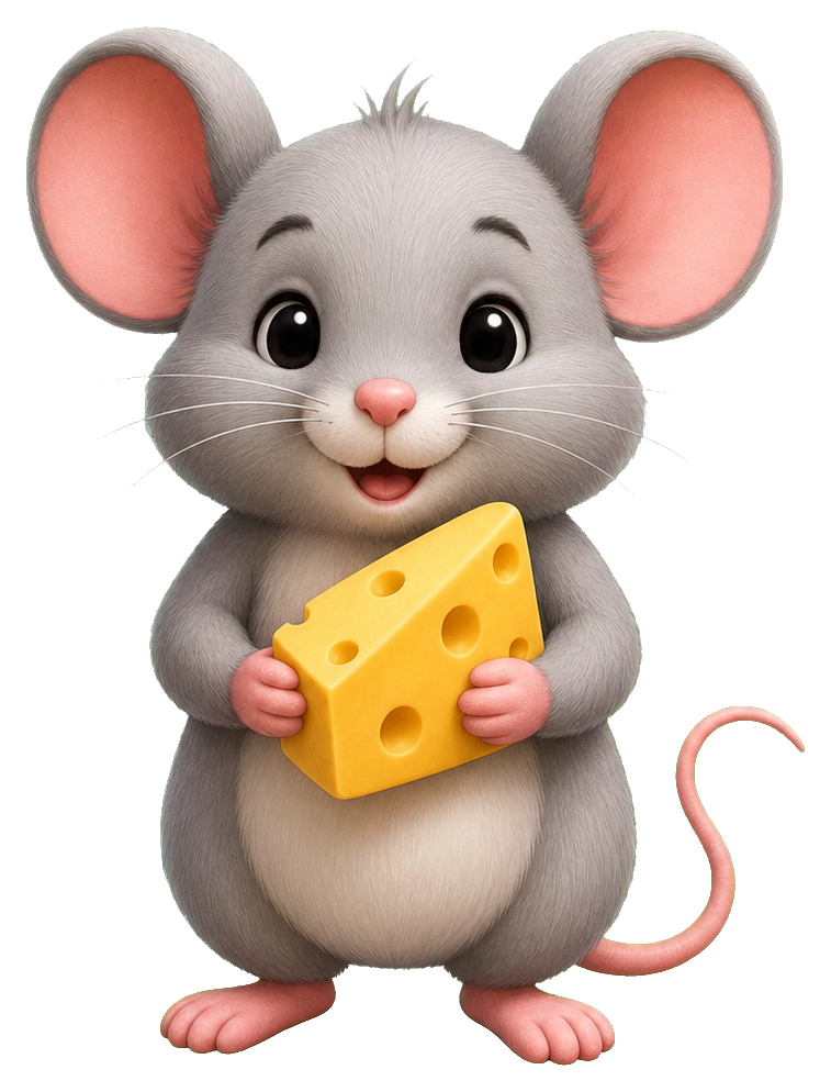 Preview for Mouse With Cheese Sticker