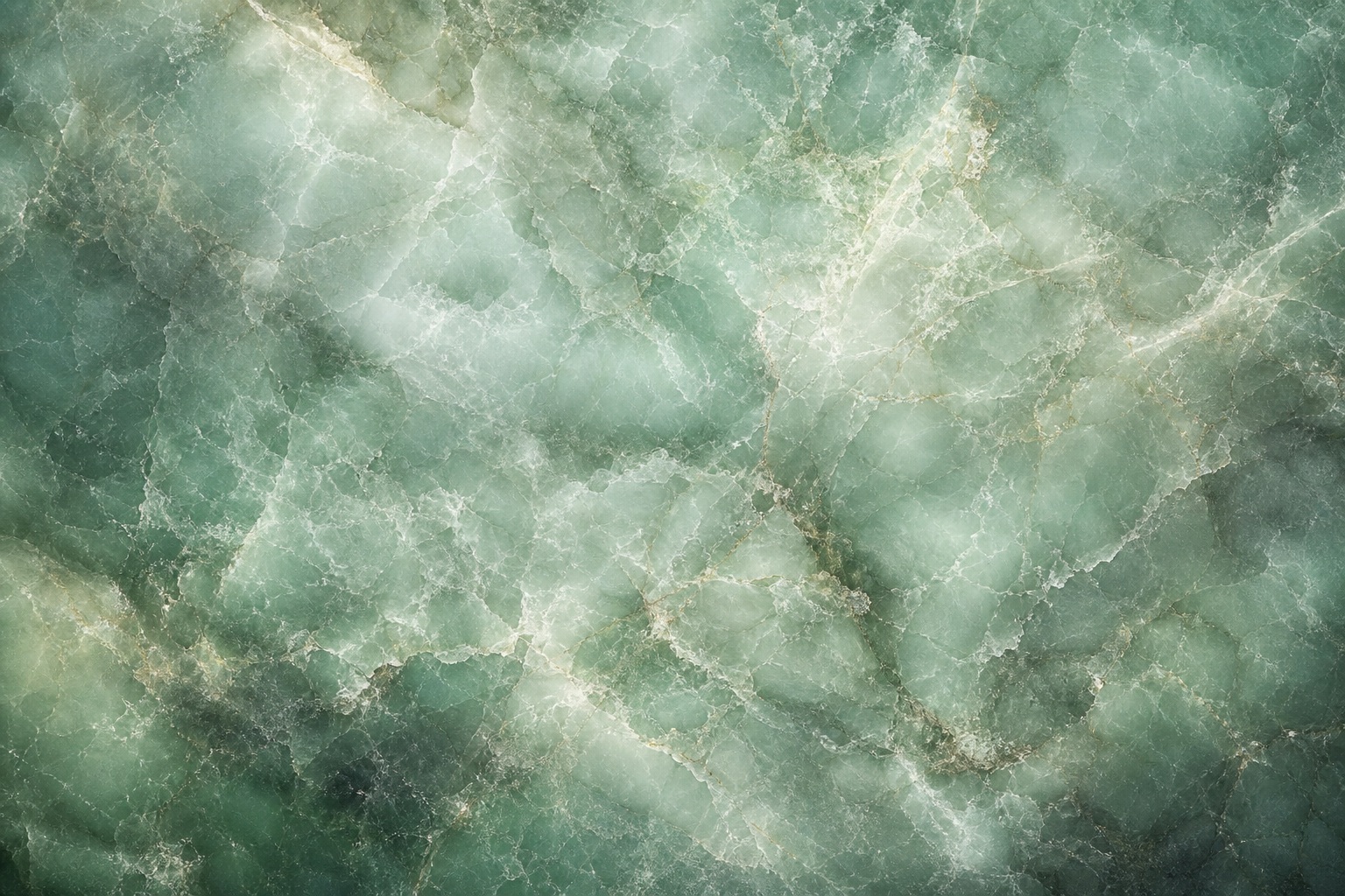 Soft celadon abstract marble texture with cloudy mineral flow and stone-like patterns.