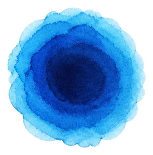 Preview for Blue Watercolor Wash Sticker