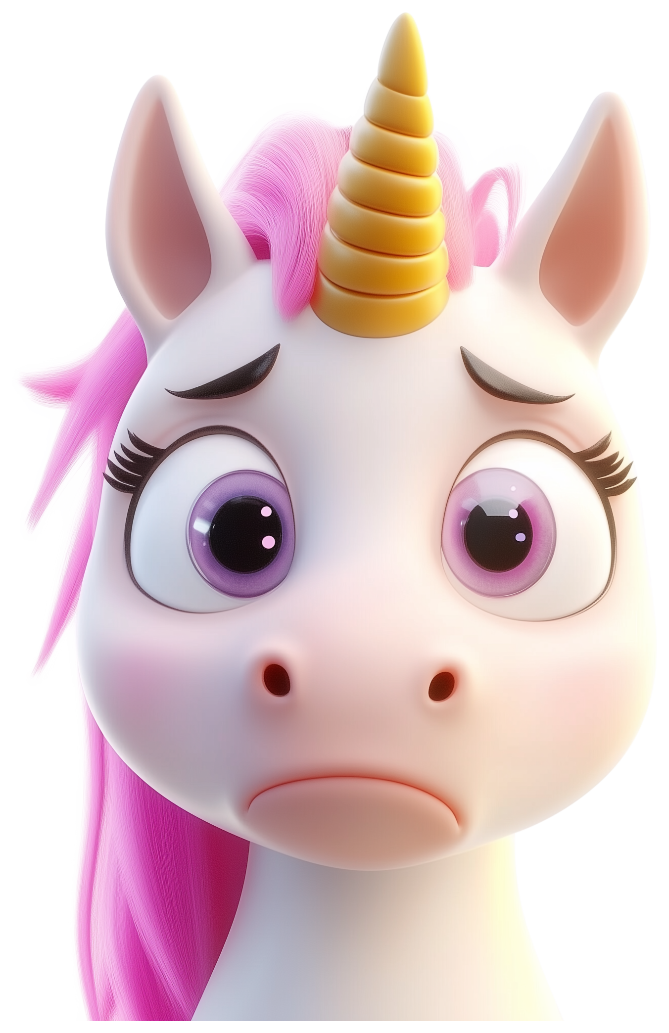 Preview for Cartoon Unicorn Emoji Sticker