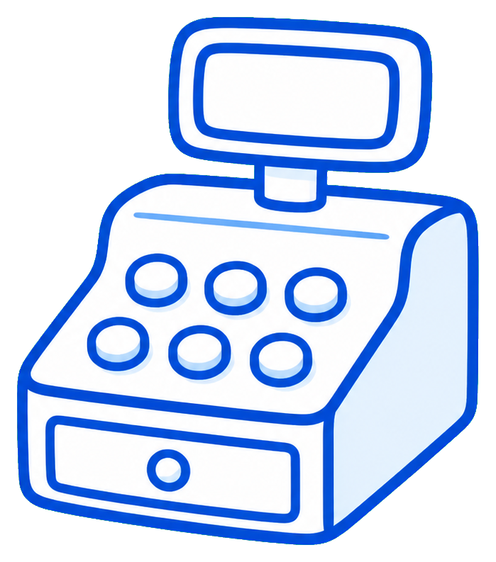 Preview for Cash Register Sticker Graphic