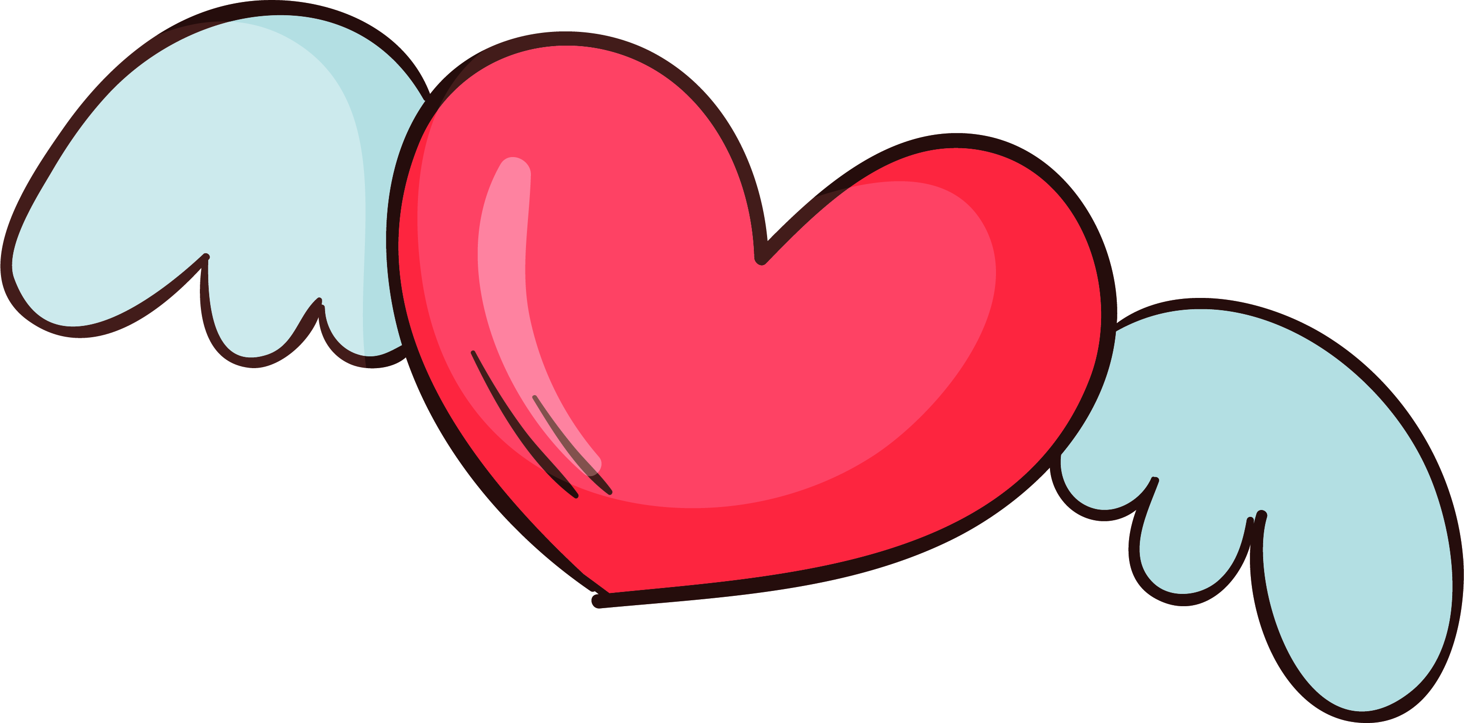 Preview for Winged-heart-icon-cute-love-sticker-8bc4f