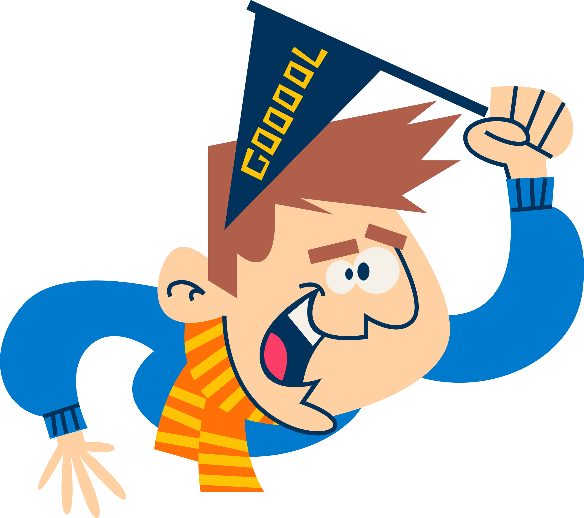 Preview for Excited-cartoon-character-goodol-soccer-sticker-59f5e