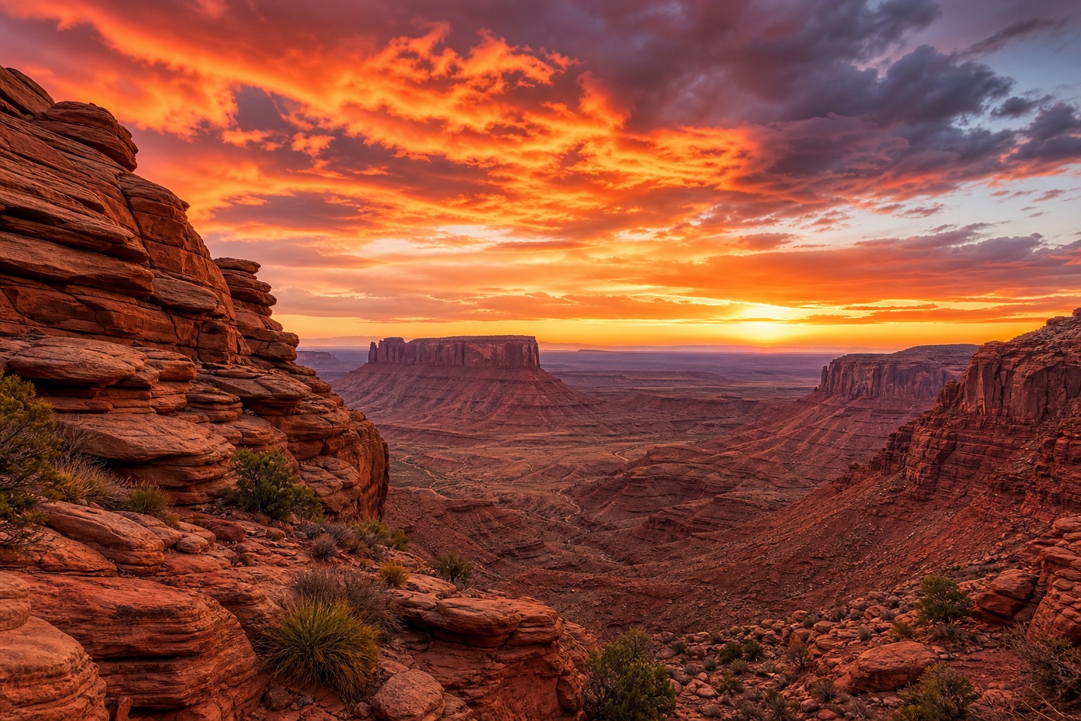 Preview for Canyon Desert Horizon Background