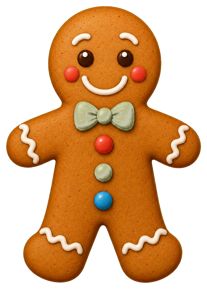 Preview for Gingerbread Cookie Christmas Sticker