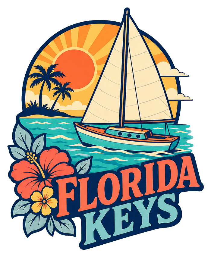 Preview for Florida Keys Sailboat Sticker