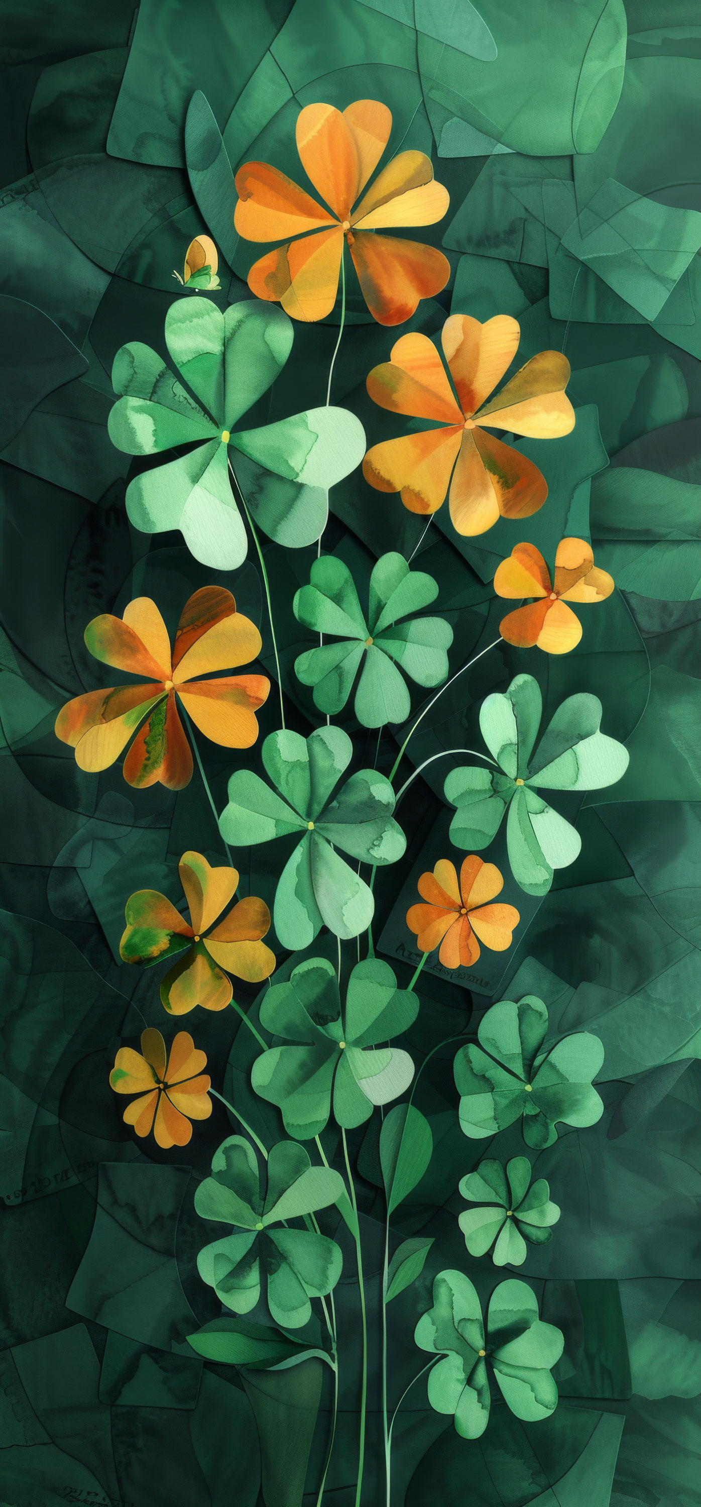 Preview for Clover-illustration-design-st-patricks-background-490cb