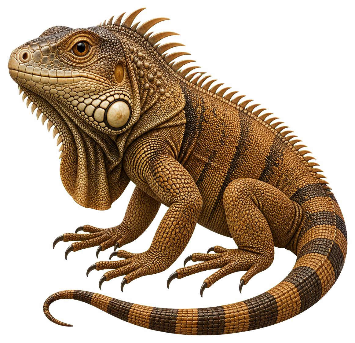 Preview for Brown Iguana Sitting Sticker