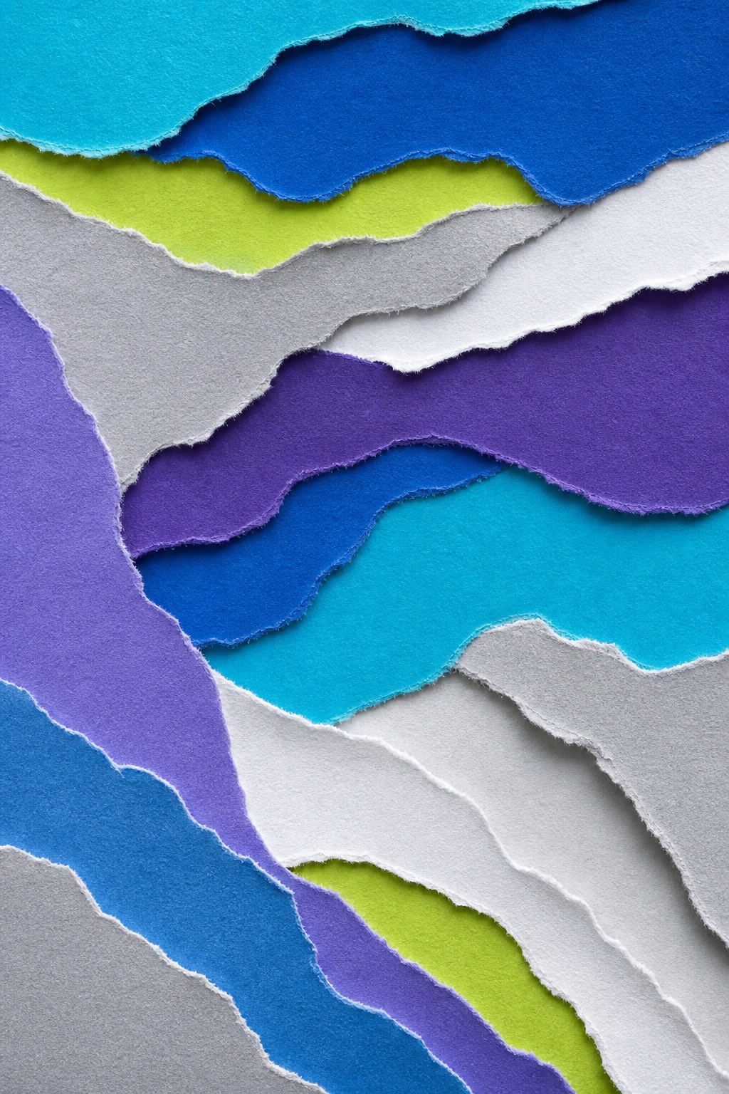 Preview for Layered Torn Paper Contours Background