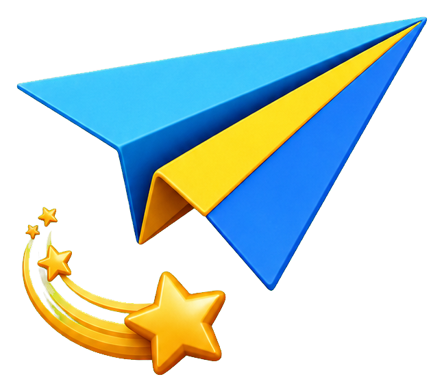 Preview for Paper Plane Sticker Graphic