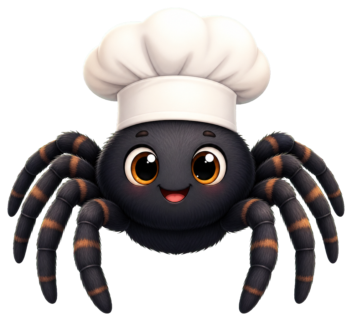 Preview for Spider Chef Sticker Graphic