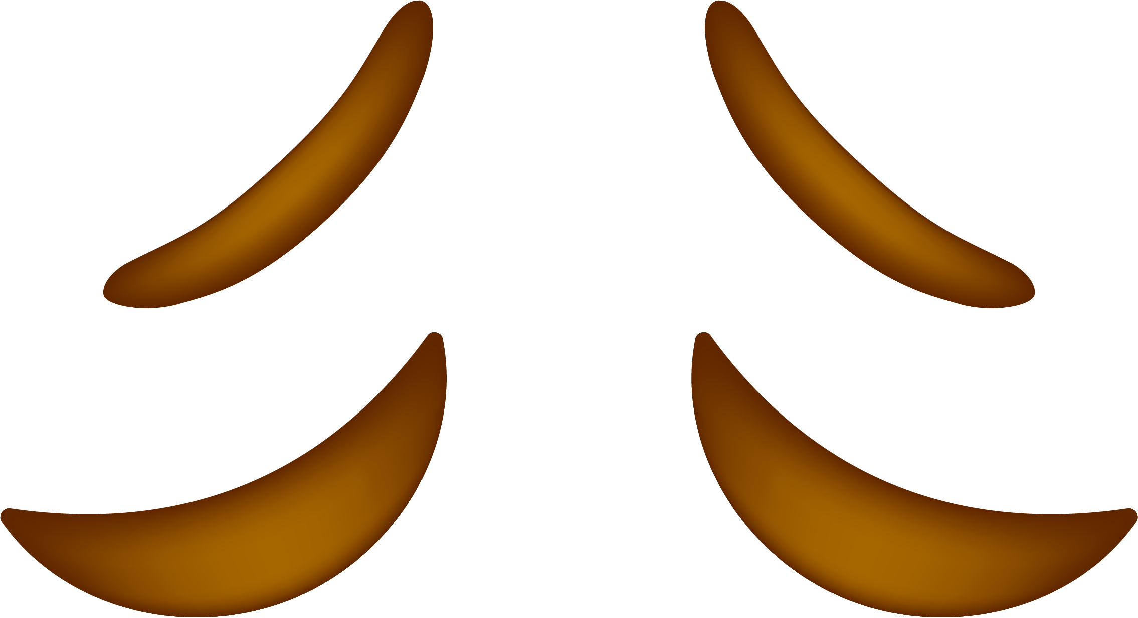 Preview for Four-ripe-bananas-isolated-emoji-eyes-sticker-83088
