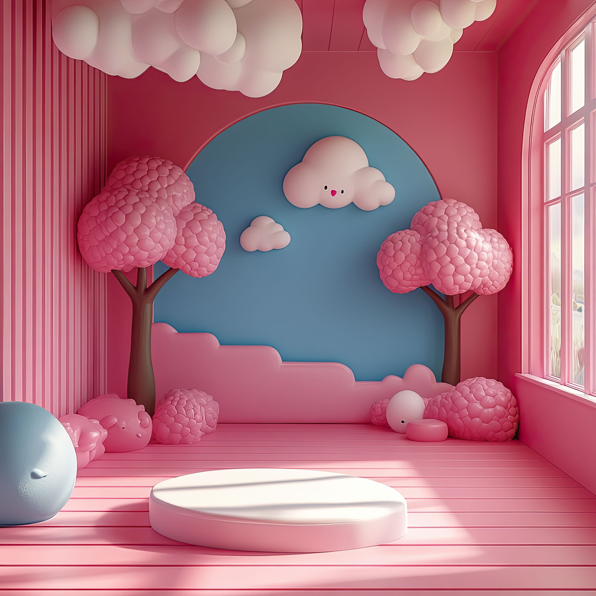 Preview for Whimsical-pink-room-design-interior-backdrop-background-32656
