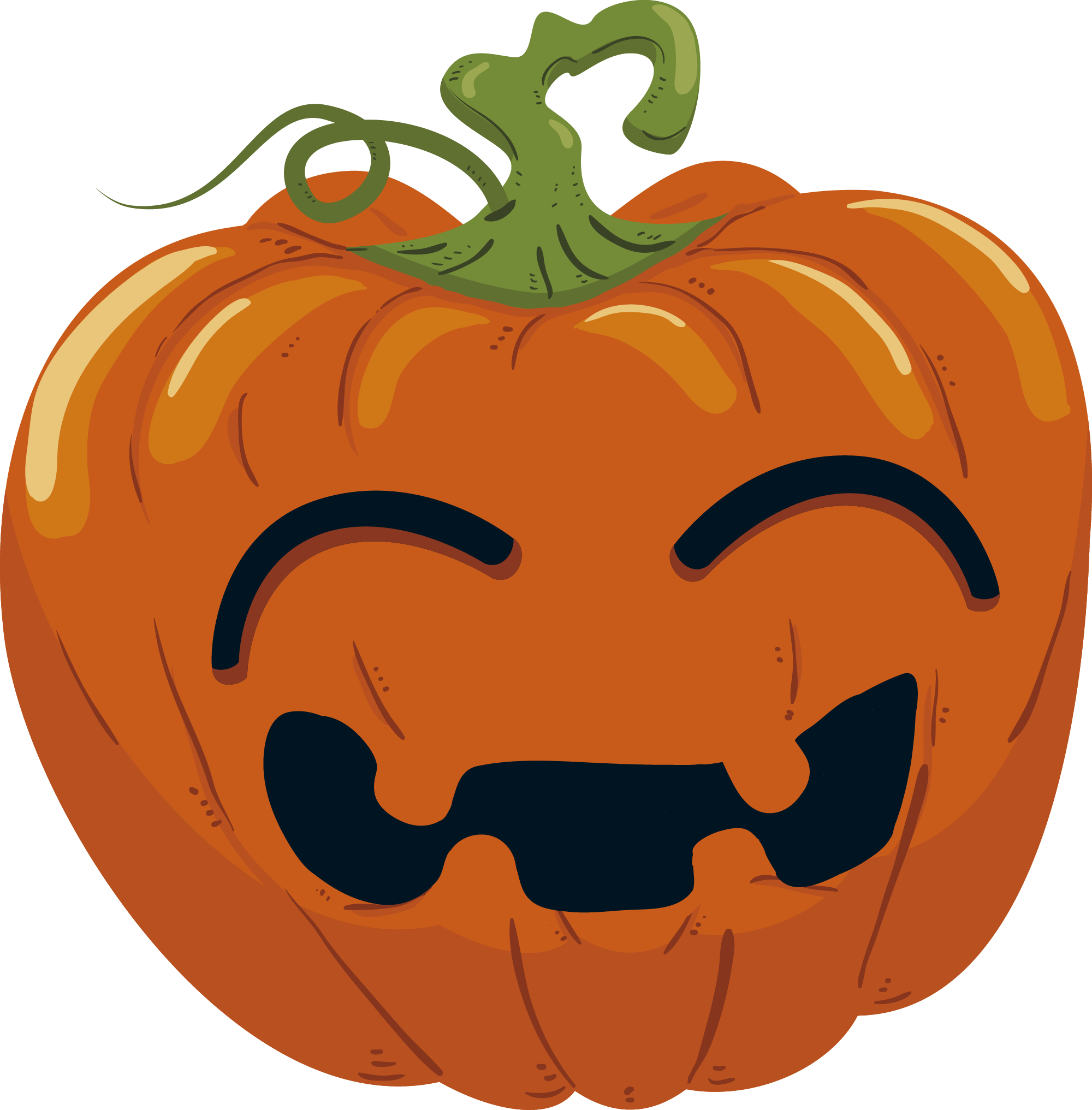 Preview for Halloween-smiling-jack-o-lantern-pumpkins-sticker-c6423