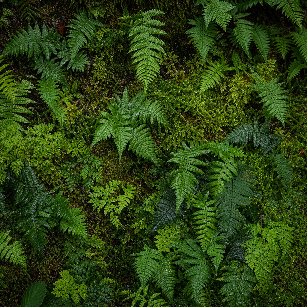 Preview for Layered Fern Pinnae Background
