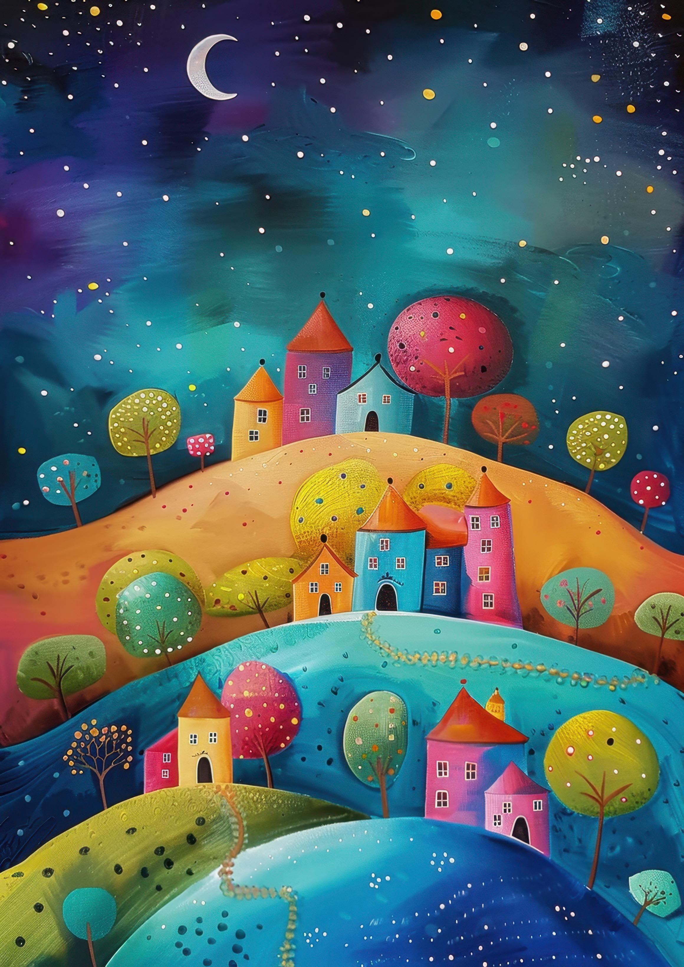 Preview for Whimsical-night-landscape-art-astrophotography-photo-background-415df