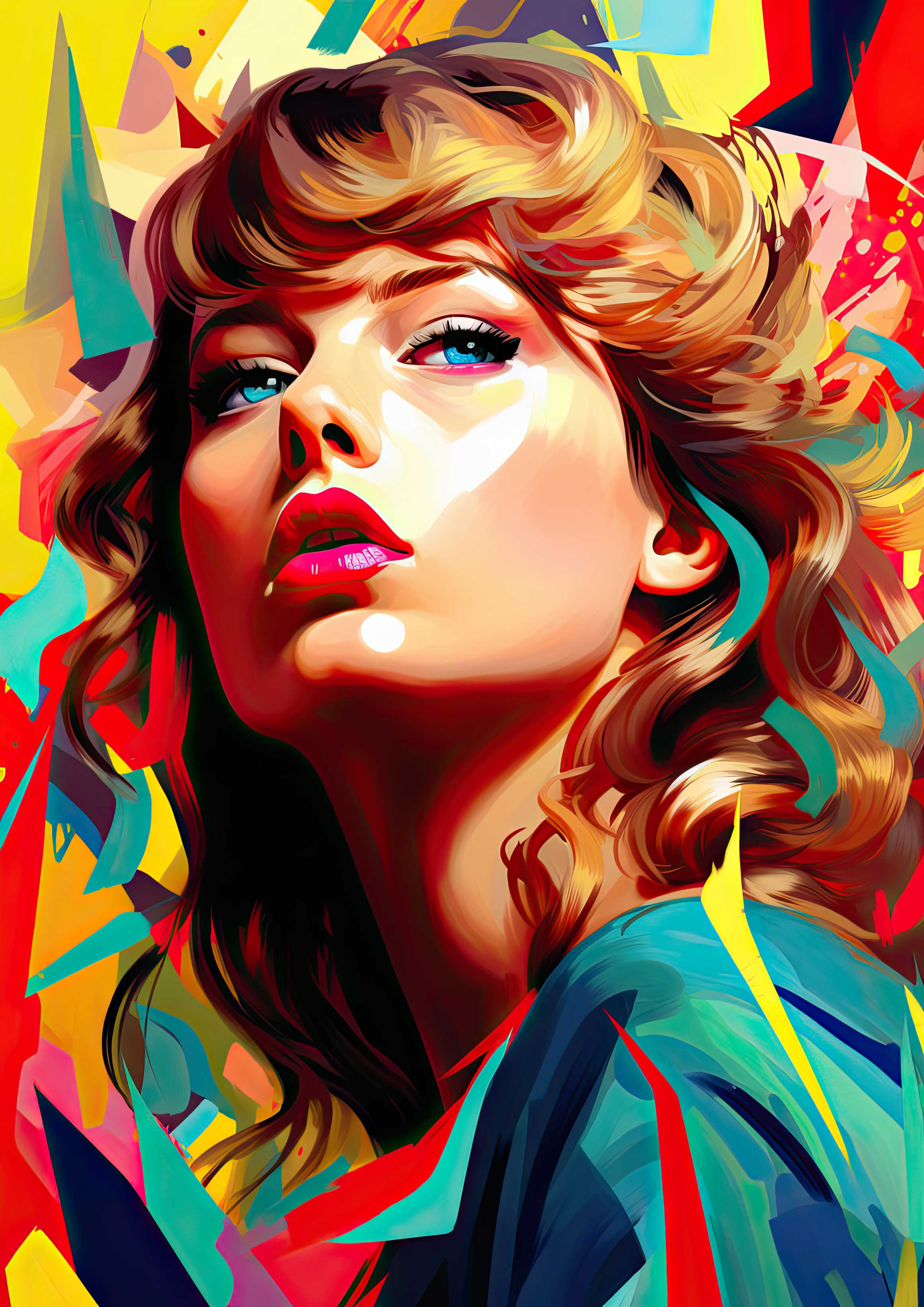 Preview for Taylor-swift-vibrant-portrait-background-2a3b7