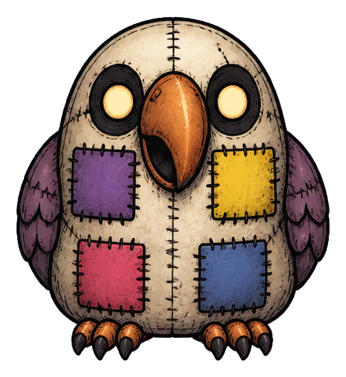 Preview for Patchwork Parrot Phantom Sticker