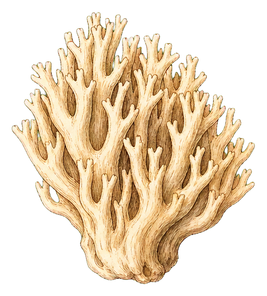 Preview for Coral Fungus Vintage Sticker