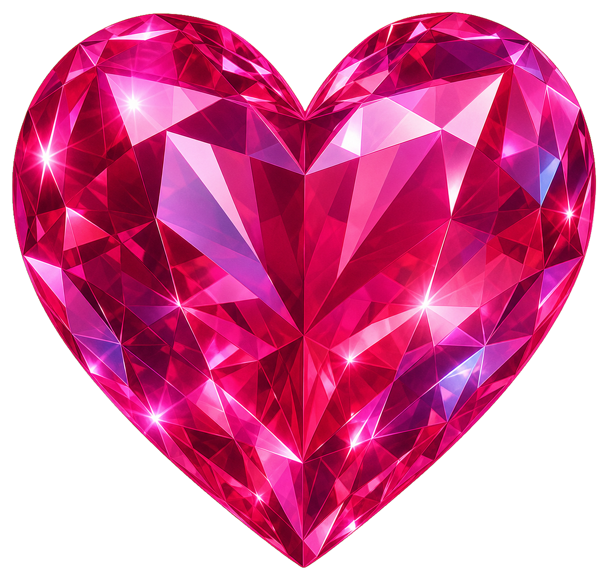Preview for Gem Heart Sticker For Love Designs