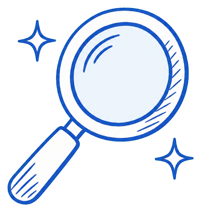 Preview for Search Magnifier Sticker Graphic