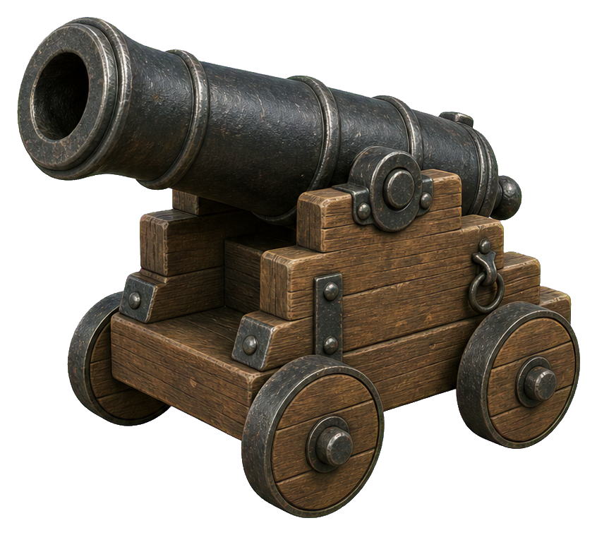 Preview for Pirate Cannon Sticker For Creative Designs
