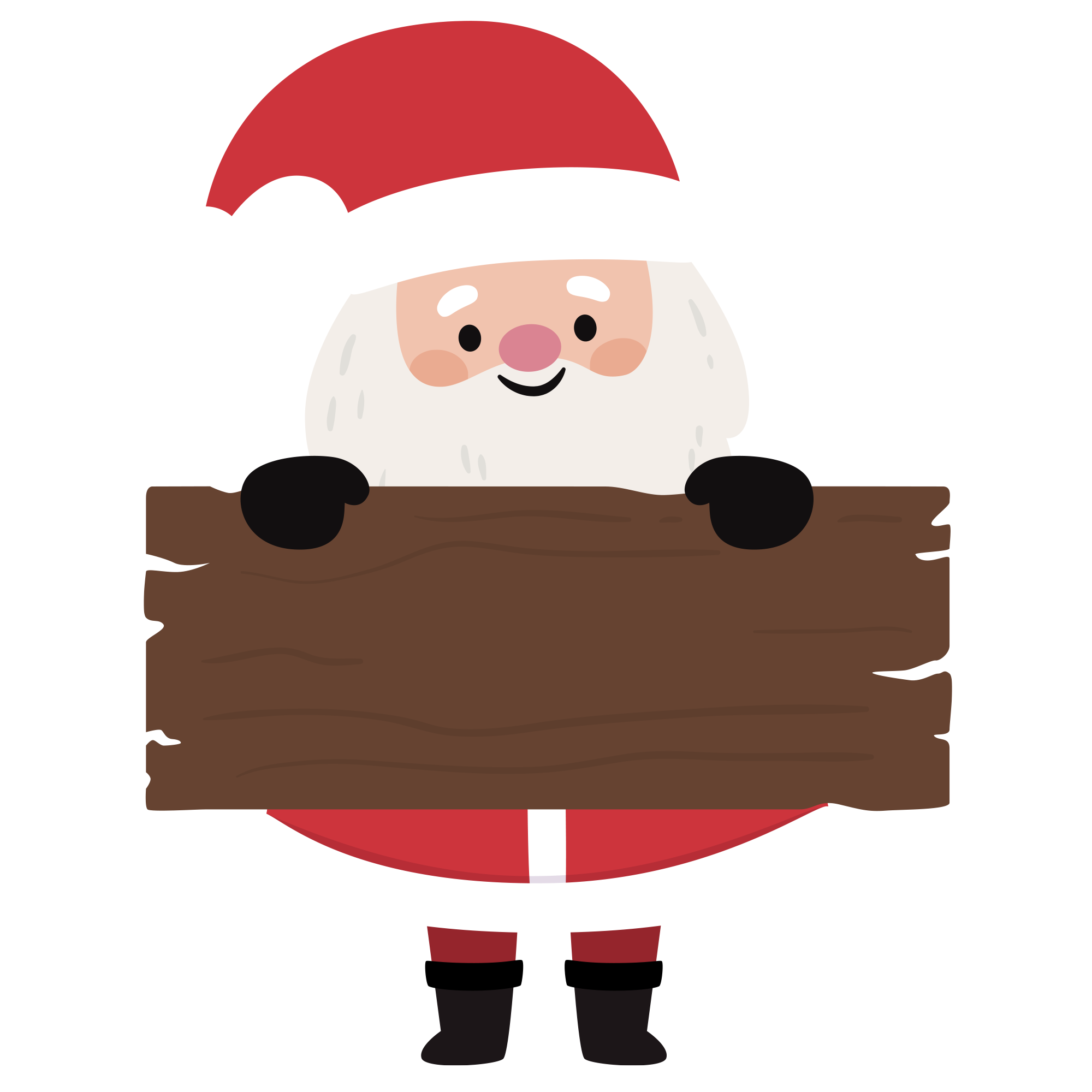 Preview for Santa-claus-holding-sign-christmas-sticker-9bf87