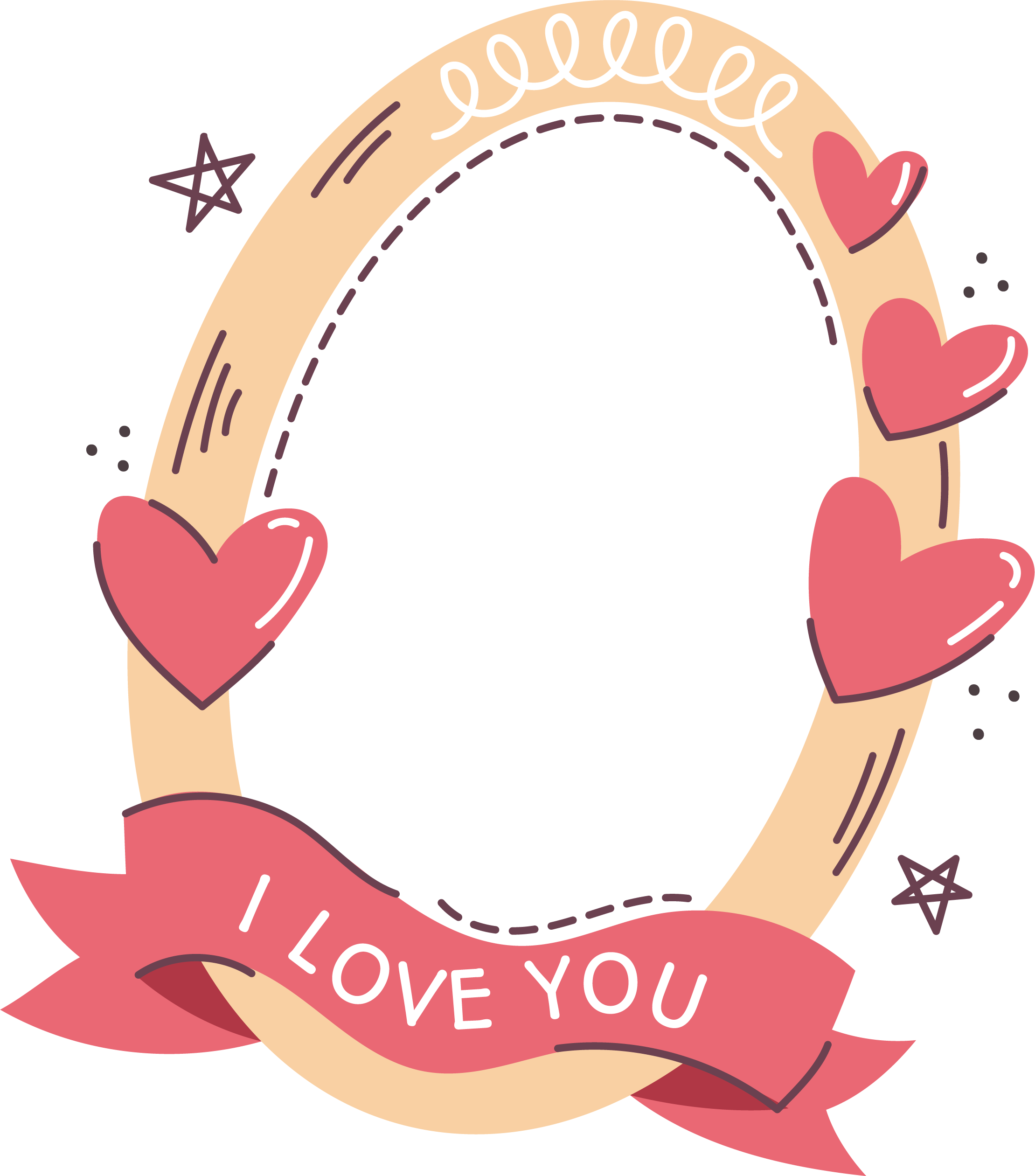 Preview for Valentines-day-love-frame-love-design-sticker-328da