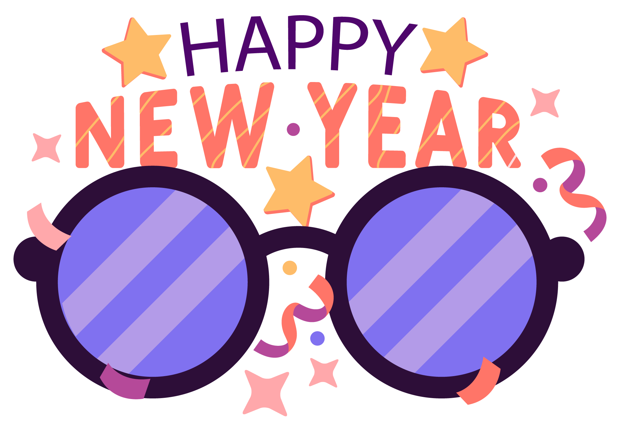 Preview for Happy-new-year-celebration-graphic-sticker-d5512
