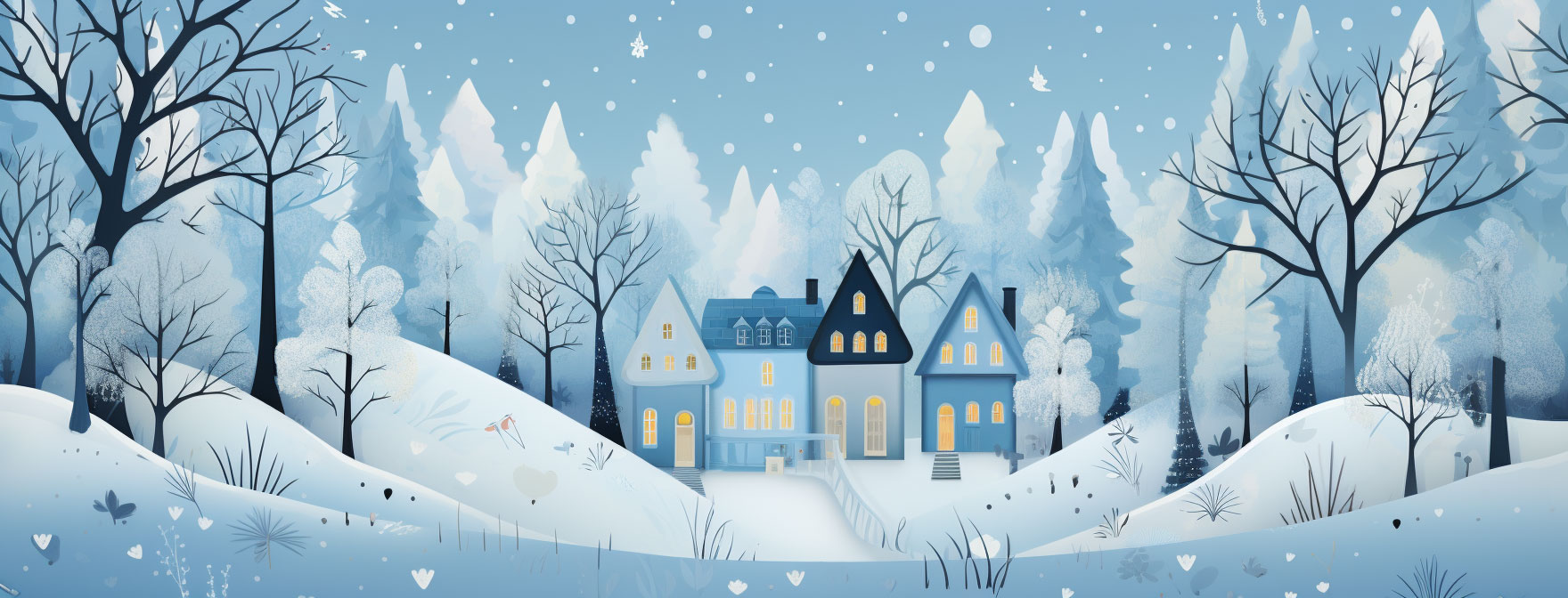 Preview for Winter-landscape-illustration-christmas-cover-background-299f4