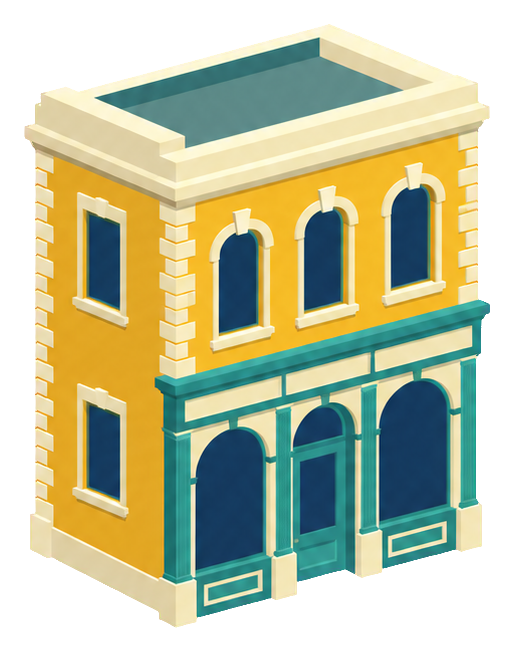 Preview for Isometric City Buildings Flower Shop