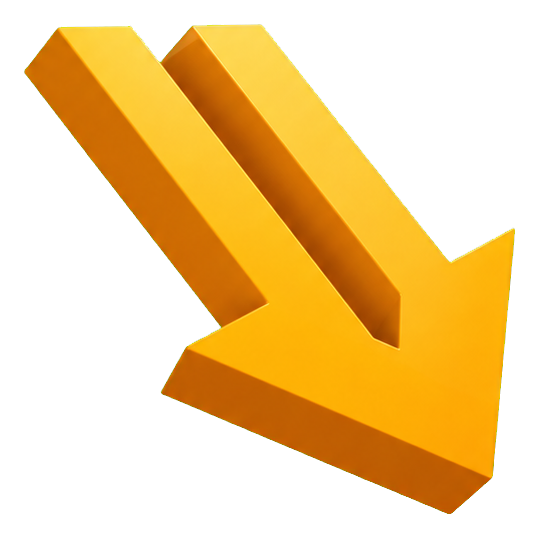 Preview for Geometric Dimensional Arrow Sticker