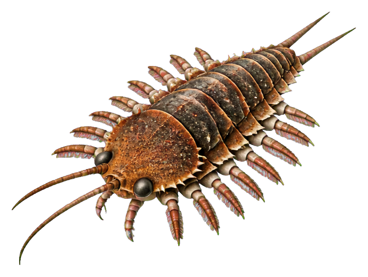 Preview for Serrated Olenoides Trilobite Sticker