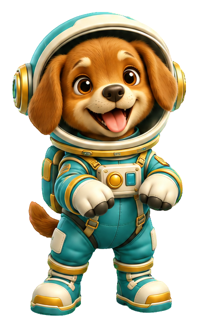Preview for 3d Space Adventures Space Dog