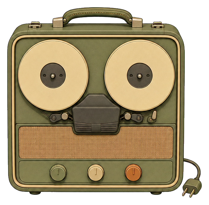 Preview for Portable Reel Tape Recorder Sticker
