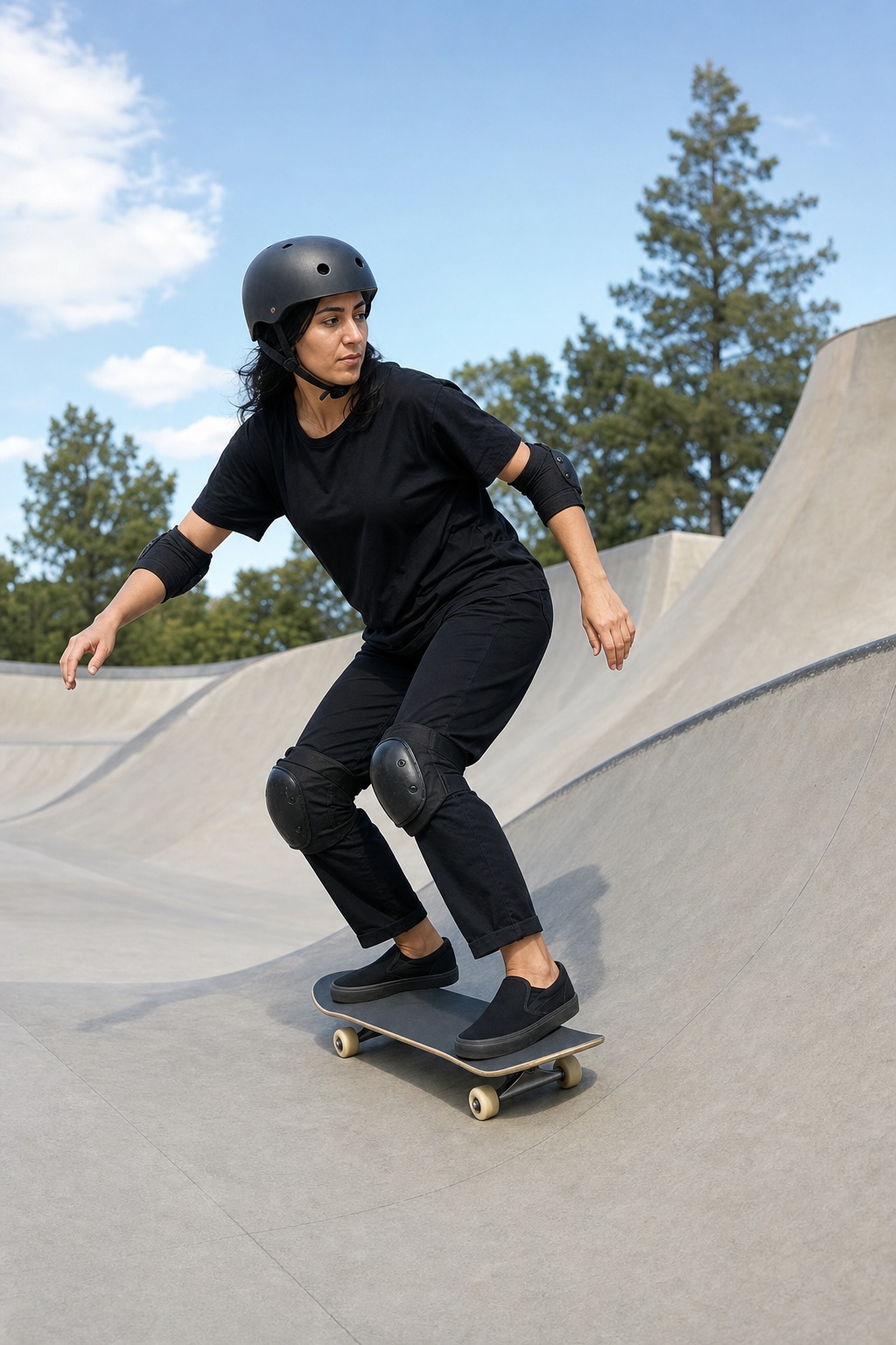 Preview for Skateboarder At The Park Vertical Background