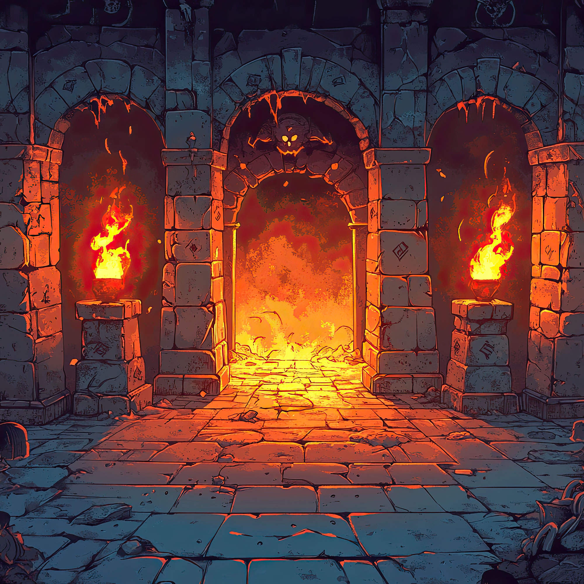 Preview for Ancient-dungeon-entrance-spooky-backdrop-background-03f3f
