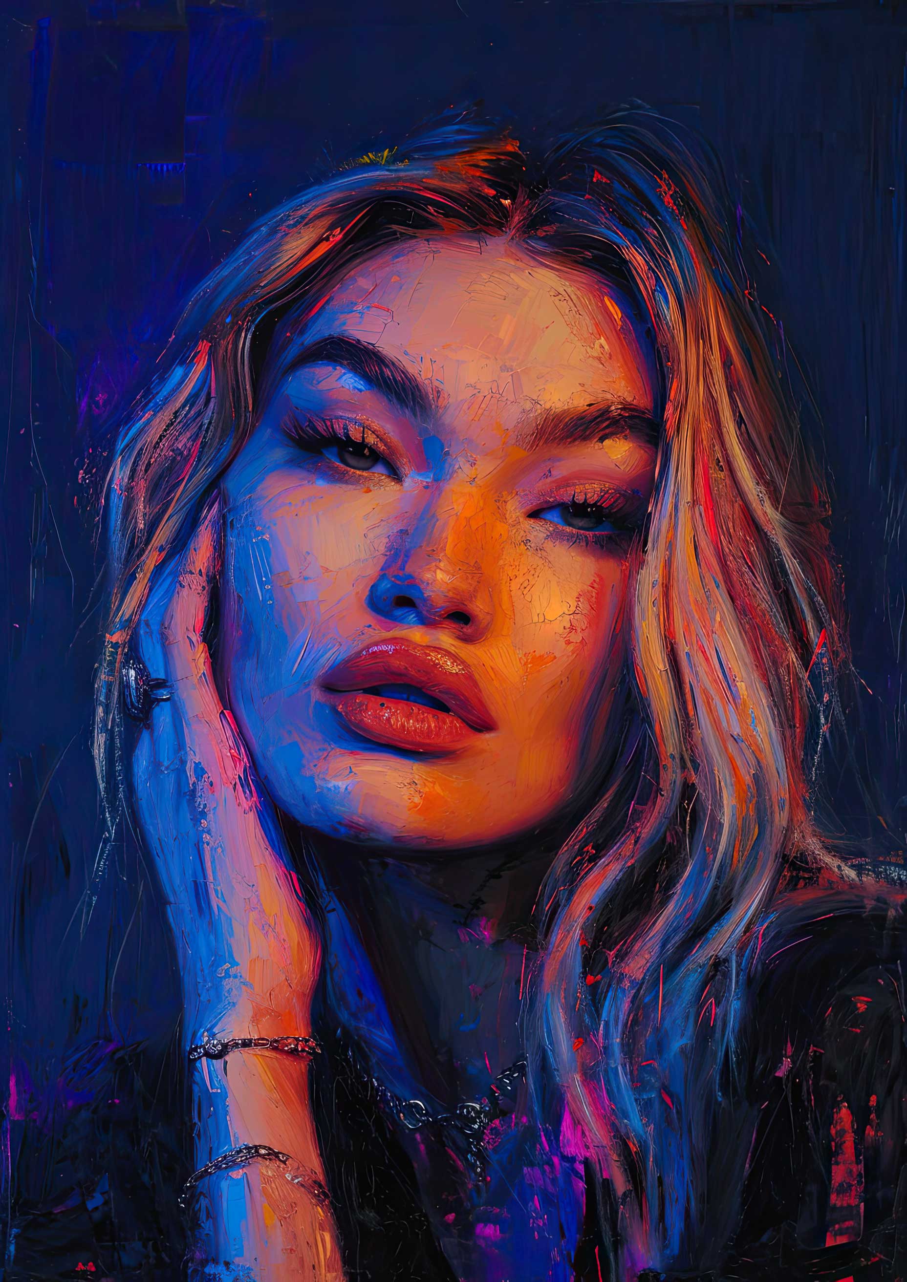 Preview for Woman-portrait-painting-celebrities-background-0d69f