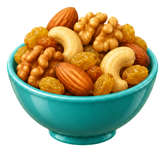 Preview for 3d Picnic Snacks Trail Mix Bowl
