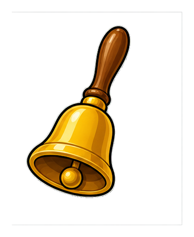 Preview for Classroom Bell Sticker Graphic